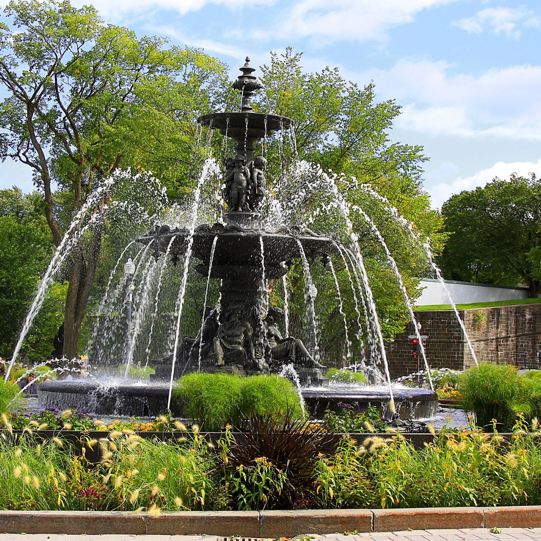 Rain Fountain Construction